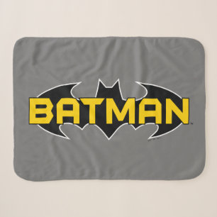 Batman Symbol   Name Gelb/Schwarz-Logo Sherpadecke