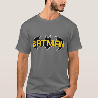 Batman Symbol | Name Gelb/Schwarz T-Shirt