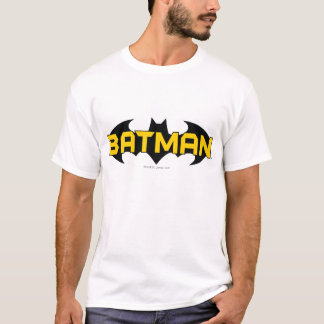Batman Symbol | Name Gelb/Schwarz T-Shirt