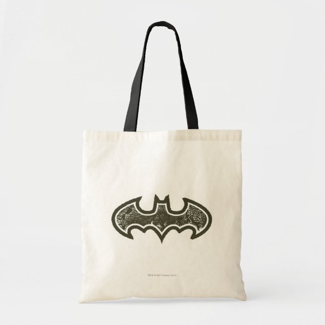Batman Symbol | Nouveau Logo Tragetasche (Vorne)