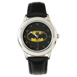 Batman Symbol   Oval Gradient Logo Armbanduhr
