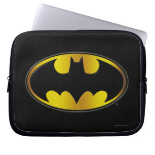 Batman Symbol   Oval Gradient Logo Laptopschutzhülle