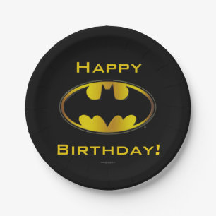 Batman Symbol Oval Gradient Logo Pappteller