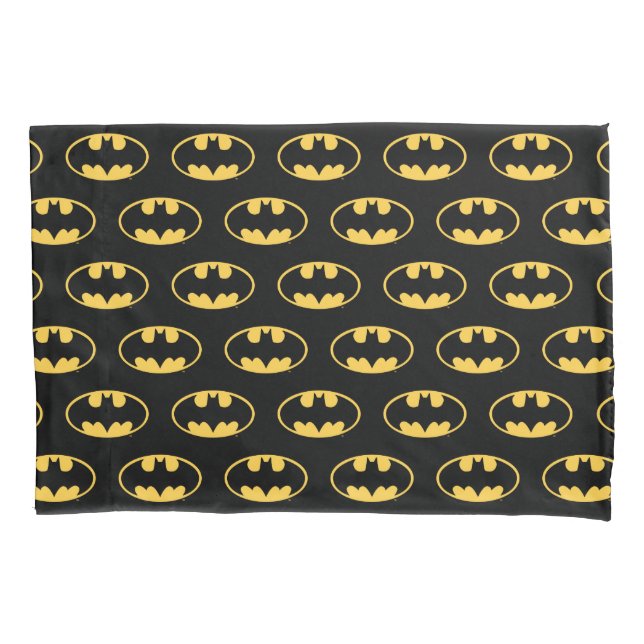 Batman Symbol | Oval Logo Kissenbezug (Vorderseite)