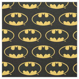 Batman Symbol Oval Logo Stoff