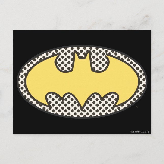 Batman Symbol | Showtime-Logo Postkarte (Vorderseite)