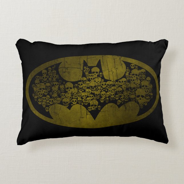 Batman Symbol | Skulpturen im Bat-Logo Dekokissen (Vorderseite)