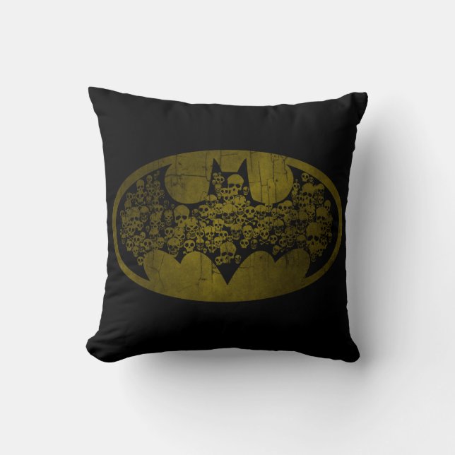Batman Symbol | Skulpturen im Bat-Logo Kissen (Vorderseite)