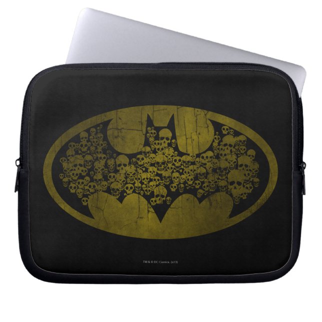 Batman Symbol | Skulpturen im Bat-Logo Laptopschutzhülle (Vorderseite)