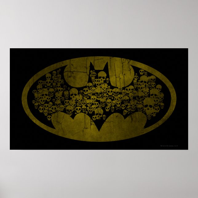 Batman Symbol | Skulpturen im Bat-Logo Poster (Vorne)