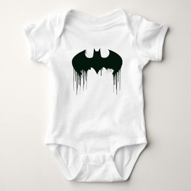 Batman Symbol | Spraypainlogo Baby Strampler (Vorderseite)
