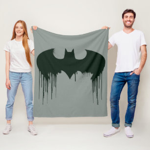 Batman Symbol   Spraypainlogo Fleecedecke