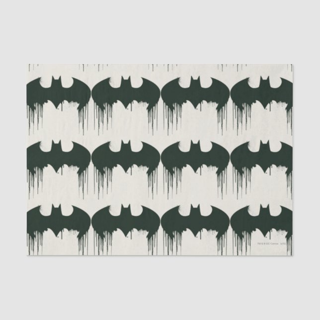 Batman Symbol | Spraypainlogo Seidenpapier (Vorderseite)