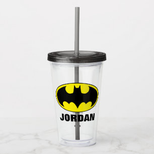 Batman Symbol Team Batman Acryltrinkbecher