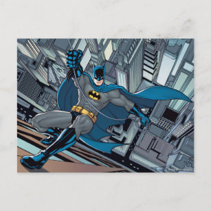 Batman Szenen - Scaling Wall Postkarte