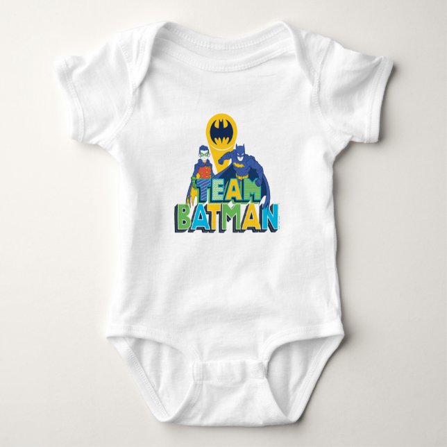 Batman | Team Batman Baby Strampler (Vorderseite)