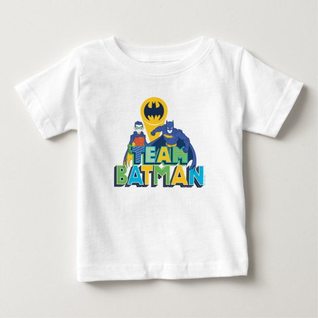 Batman | Team Batman Baby T-shirt (Vorderseite)