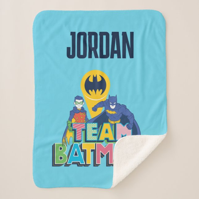 Batman | Team Batman Sherpadecke (Vorderseite)