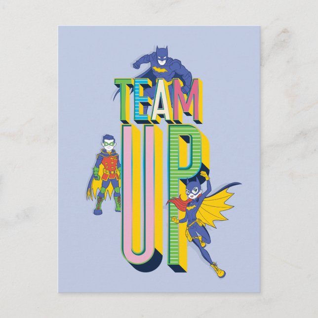 Batman | Team Up Postkarte (Vorderseite)