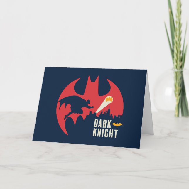 Batman The Dark Knight Bat Logo Karte (Vorderseite)