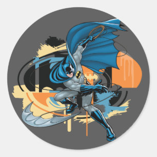 Batman Throw Runder Aufkleber
