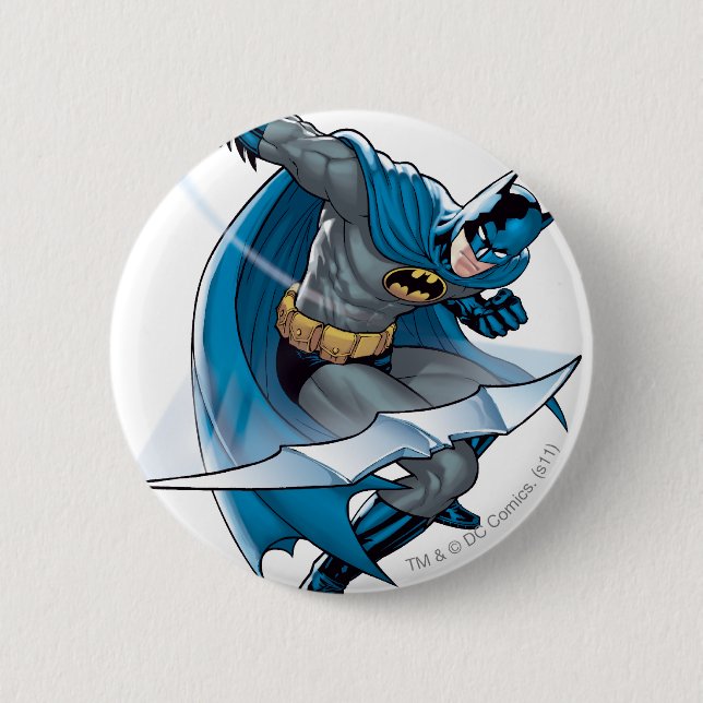 Batman Throwing Star Button (Vorderseite)