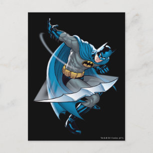 Batman Throwing Star Postkarte