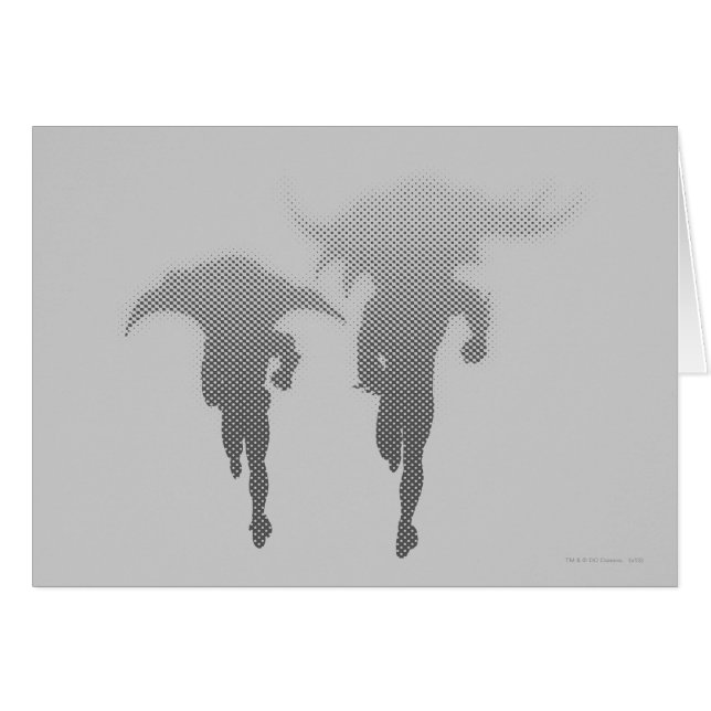 Batman und Robin Halftone Gradient (Vorderseite (Horizontal))