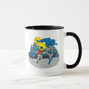 Batman und Robin laufen Tasse