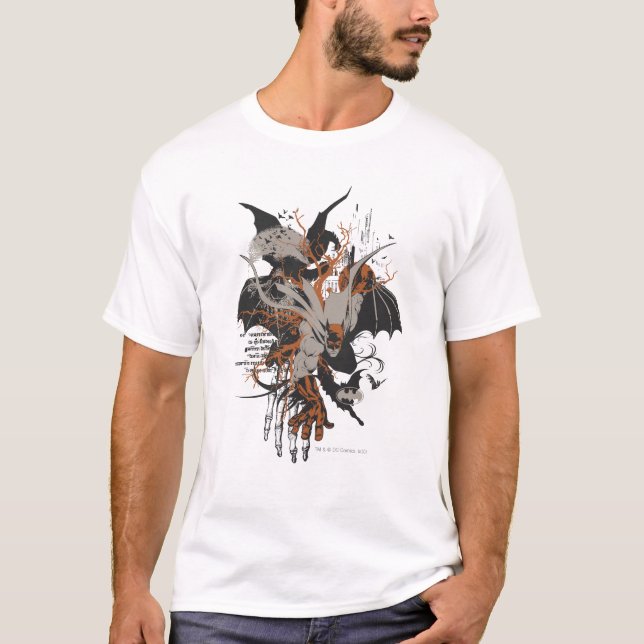 Batman und Tree T-Shirt (Vorderseite)