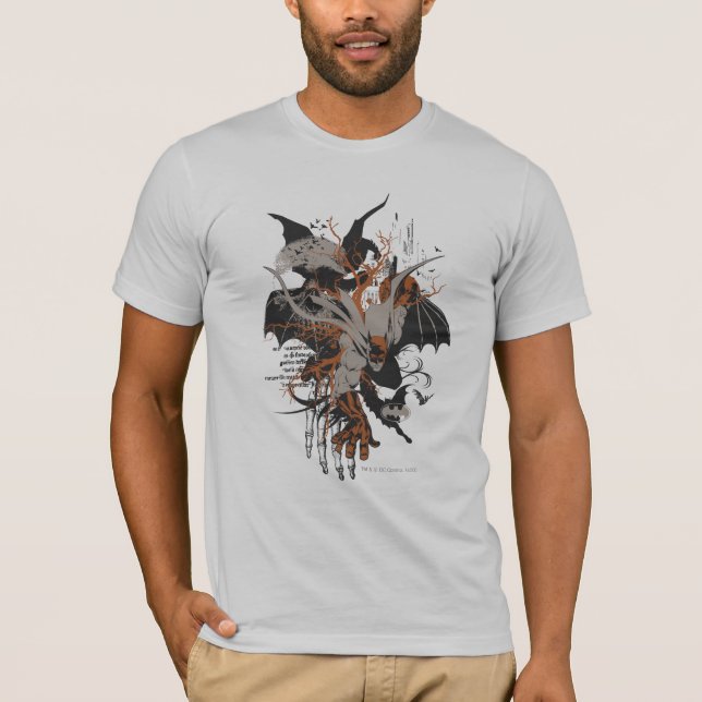 Batman und Tree T-Shirt (Vorderseite)