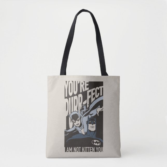 Batman Valentine | Catwoman - Sie sind purer Fekt Tasche (Vorderseite)