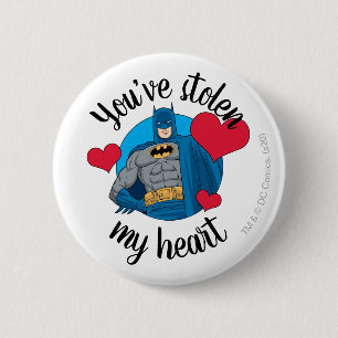 Batman Valentine Du hast mir das Herz gestohlen Button