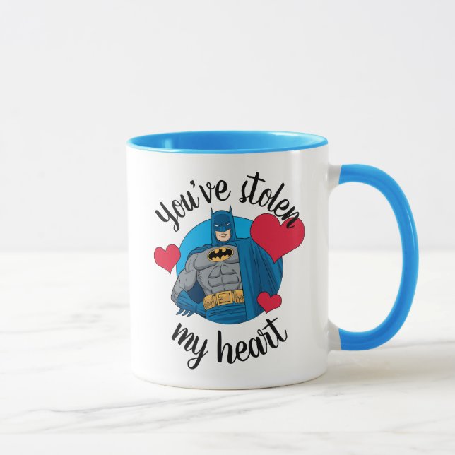 Batman Valentine | Du hast mir das Herz gestohlen Tasse (Rechts)