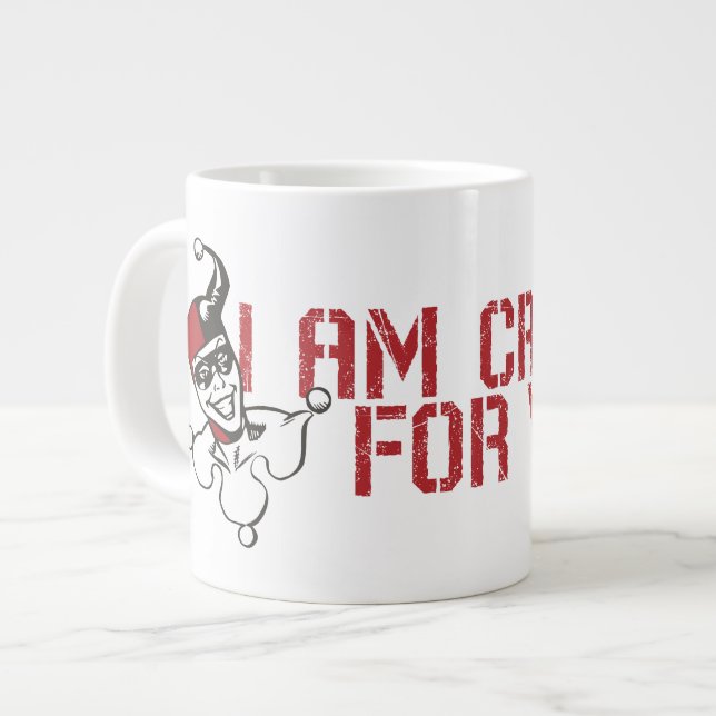 Batman Valentine | Joker & Harley - Crazy für Sie Jumbo-Tasse (Vorderseite Links)