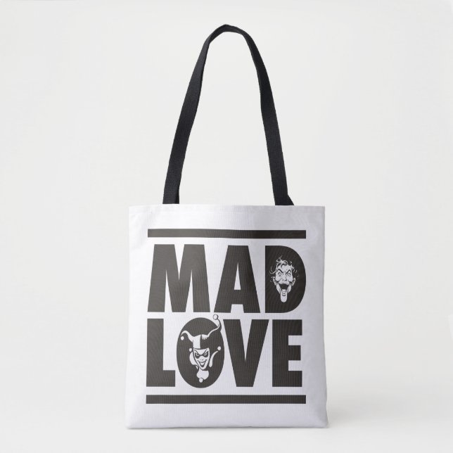 Batman Valentine | Joker & Harley - Mad Liebe Tasche (Vorderseite)