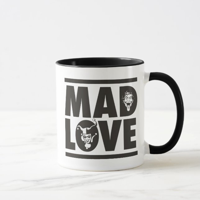Batman Valentine | Joker & Harley - Mad Liebe Tasse (Rechts)