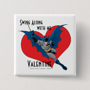 Batman Valentine Mit mir Button