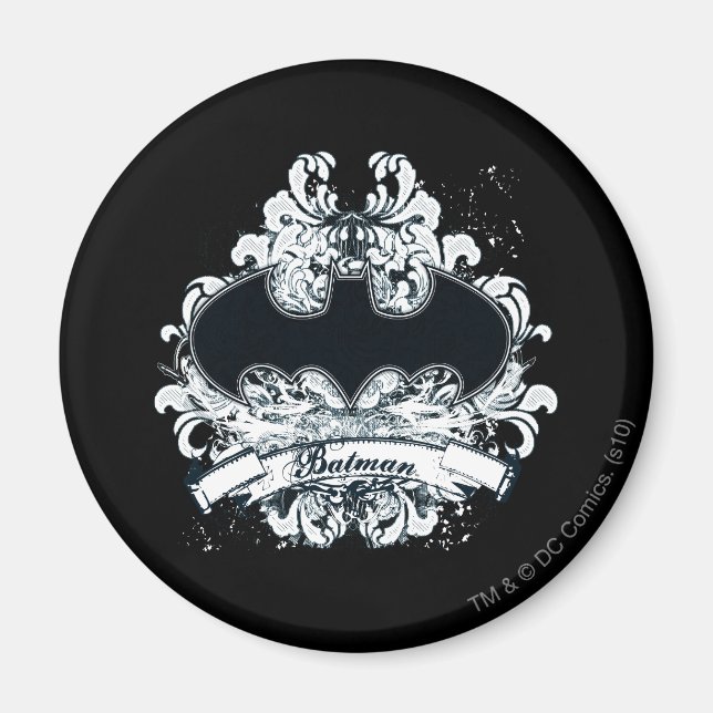 Batman Vintag Urban Grunge Magnet (Vorne)