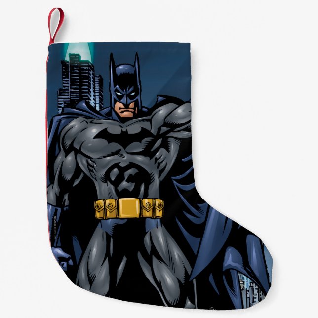 Batman Vollfarbenfront Kleiner Weihnachtsstrumpf (Vorderseite)
