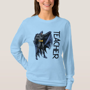Batman Vollfarbiges Seitenlehrer T-Shirt