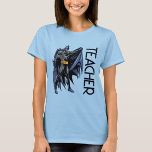 Batman Vollfarbiges Seitenlehrer T-Shirt