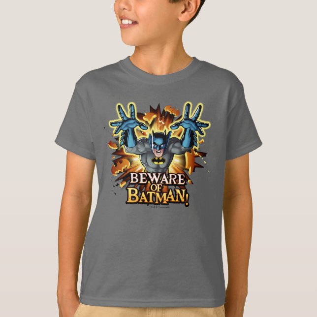 Batman | Vorsicht vor Batman T-Shirt (Vorderseite)