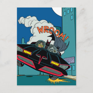 Batmobil Wroom! Postkarte