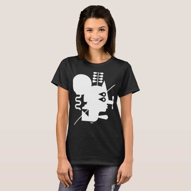 Batmouse3 White - Awahab Offiziell Artist Merch T-Shirt (Vorne ganz)
