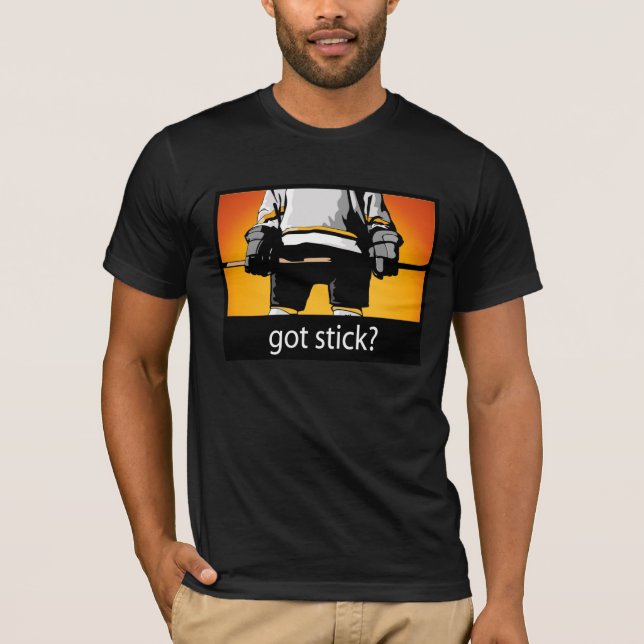 Bâton obtenu ? T-shirt d'hockey (Devant)