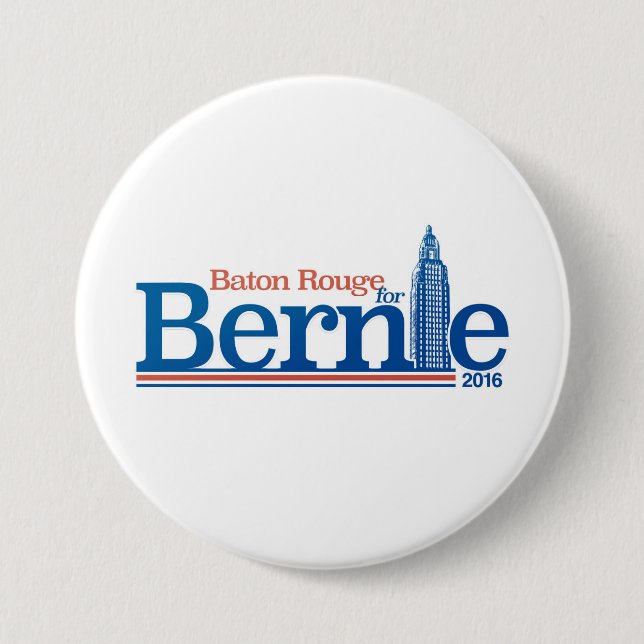 Baton Rouge für großen Knopf Bernie | Button (Vorderseite)