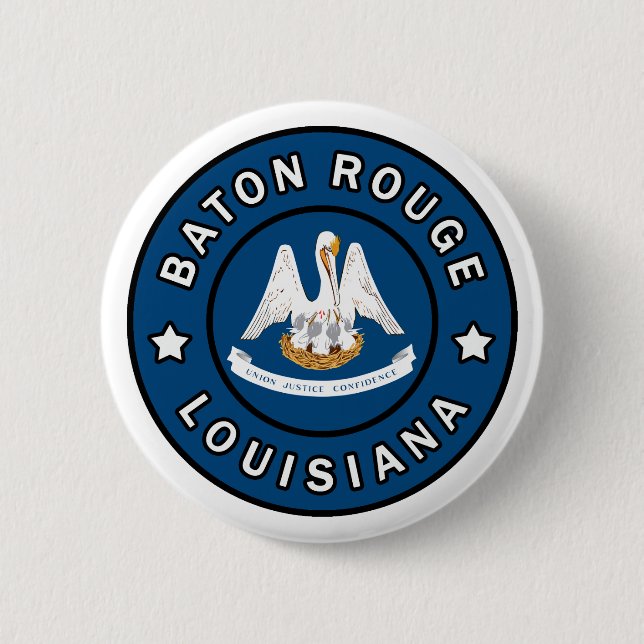 Baton Rouge Louisiana Button (Vorderseite)