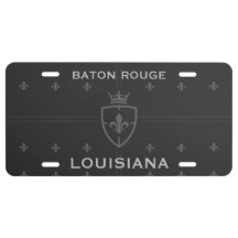Baton Rouge Louisiana Coat of Arms Lilie