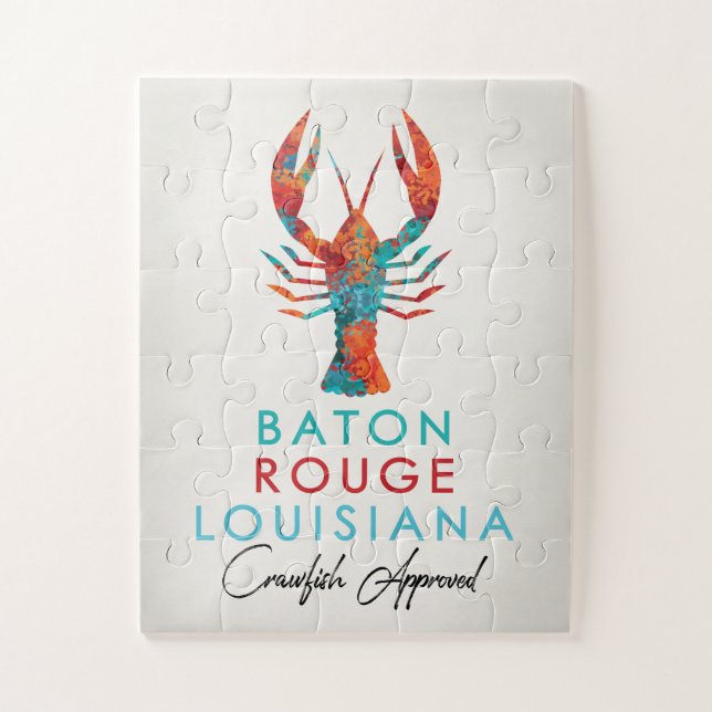 Baton Rouge Louisiana Crawfish Bright (Vertikal)